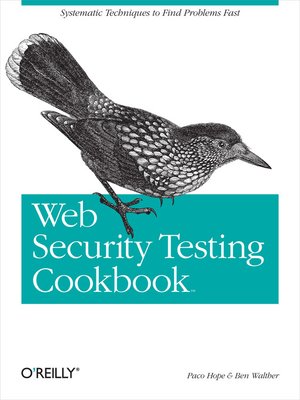 cover image of Web Security Testing Cookbook
